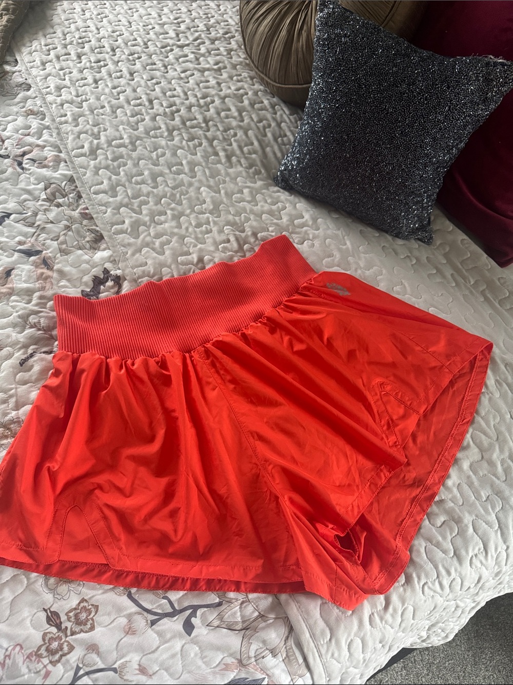 Free People Movement Carp Diem Orange Shorts